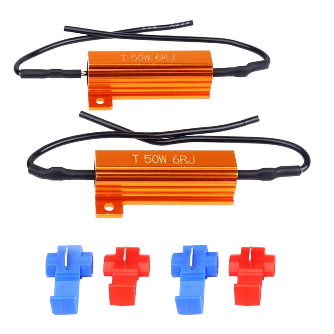 CANBUS weerstand - 12V - 50W - 6 Ohm - Set van 2 CANBUS weerstand - 12V - 50W - 6 Ohm - Set van 2